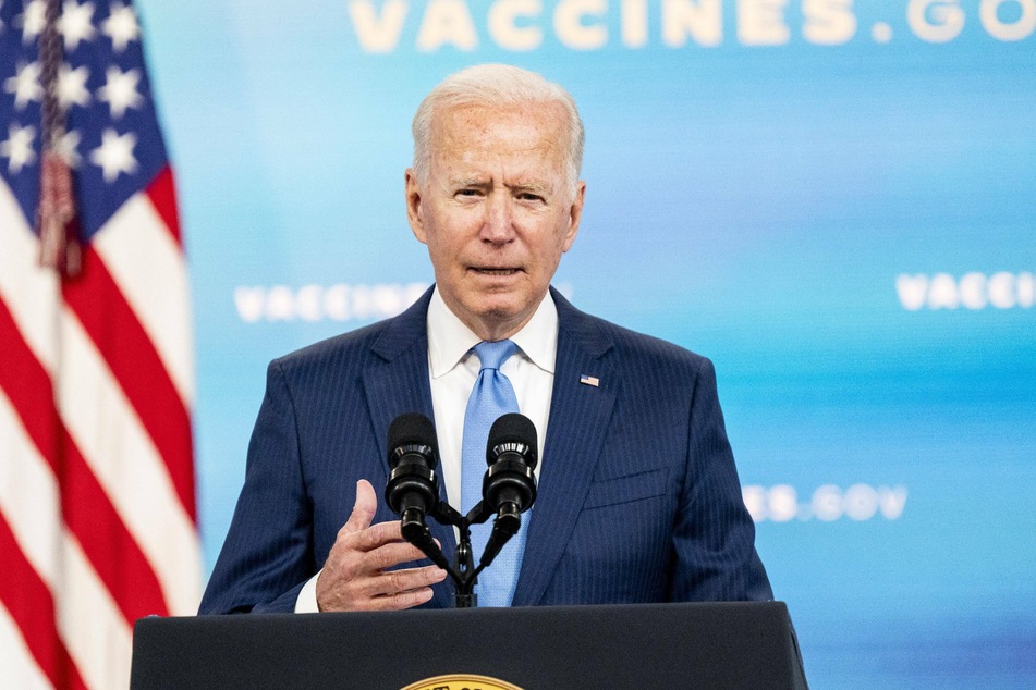 President Joe Biden again asked Americans to get vaccinated.