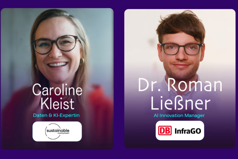 Caroline Kleist (sustainable) und Dr. Roman Ließner (DB InfraGO)
