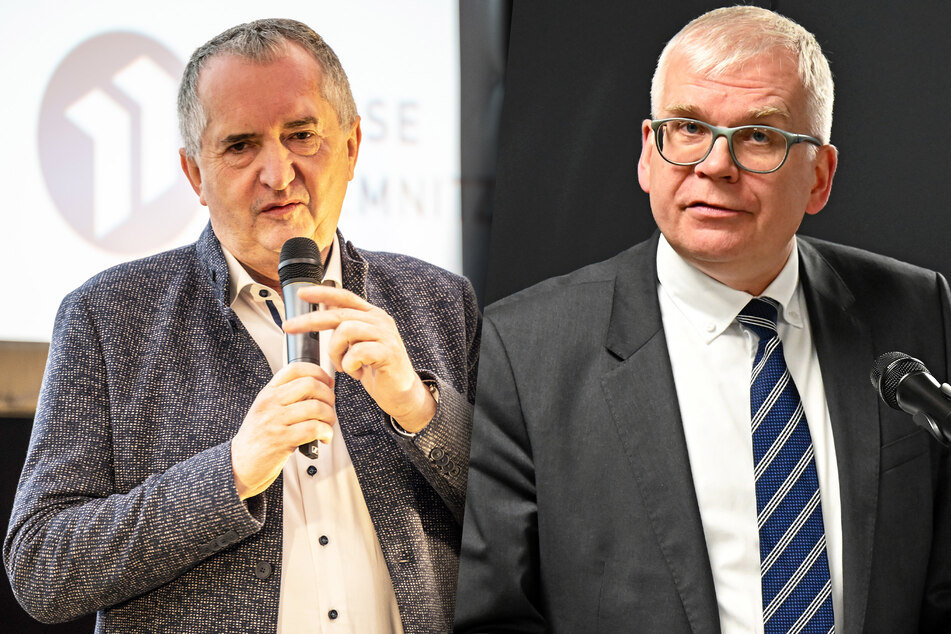 Thomas Schmidt (62, CDU, l.) und Hartmut Vorjohann (59, CDU) sind die sparsamsten.