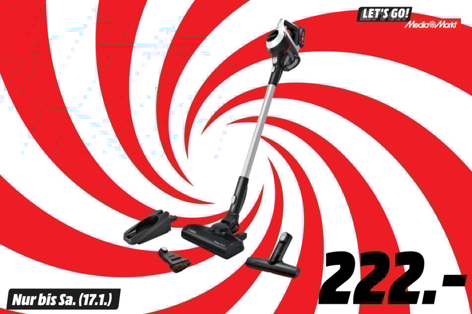 Bosch-Staubsauger für 222 Euro.