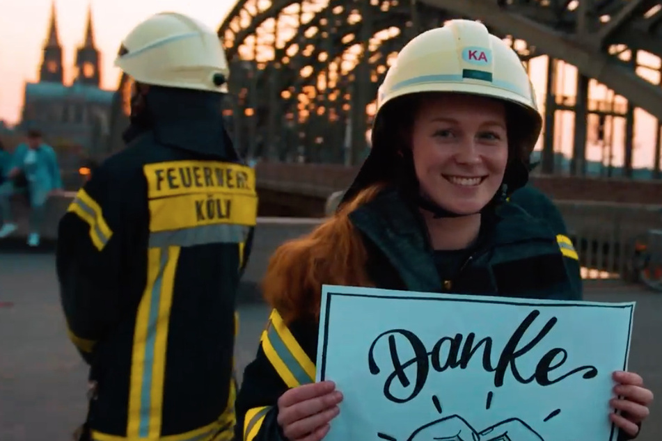 Starkes Video in schweren Zeiten! So sagt die Feuerwehr Köln: Danke!