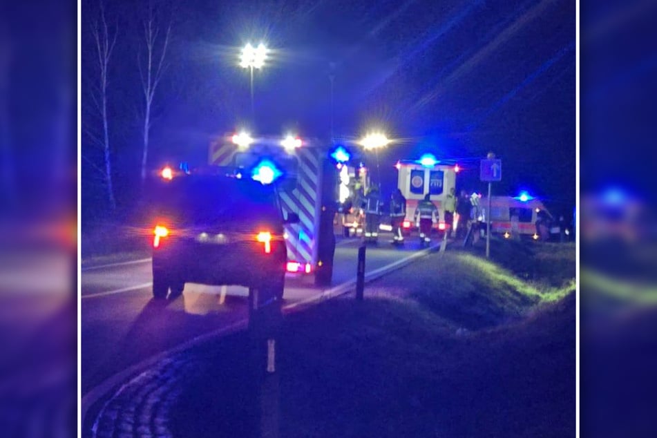 Neben der Polizei war auch die Feuerwehr im Einsatz.