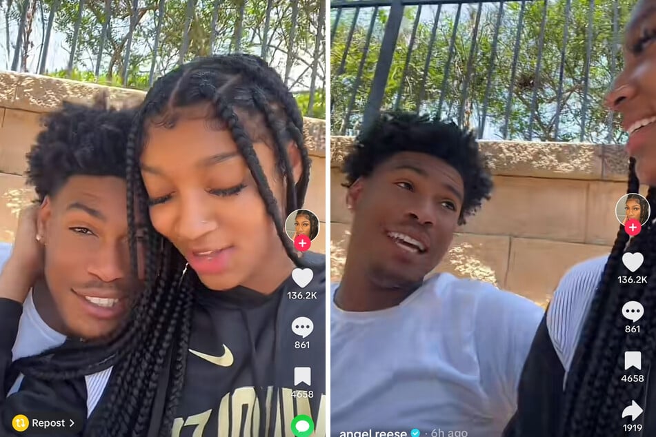 Angel Reese officially has a new boo – and he's a baller too!