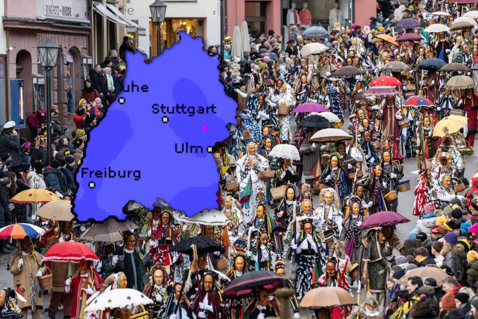 Die Regenwahrscheinlichkeit im Südwesten steigt in den kommenden närrischen Tagen.