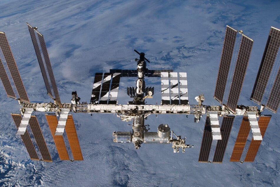 Die Internationale Raumstation (ISS).