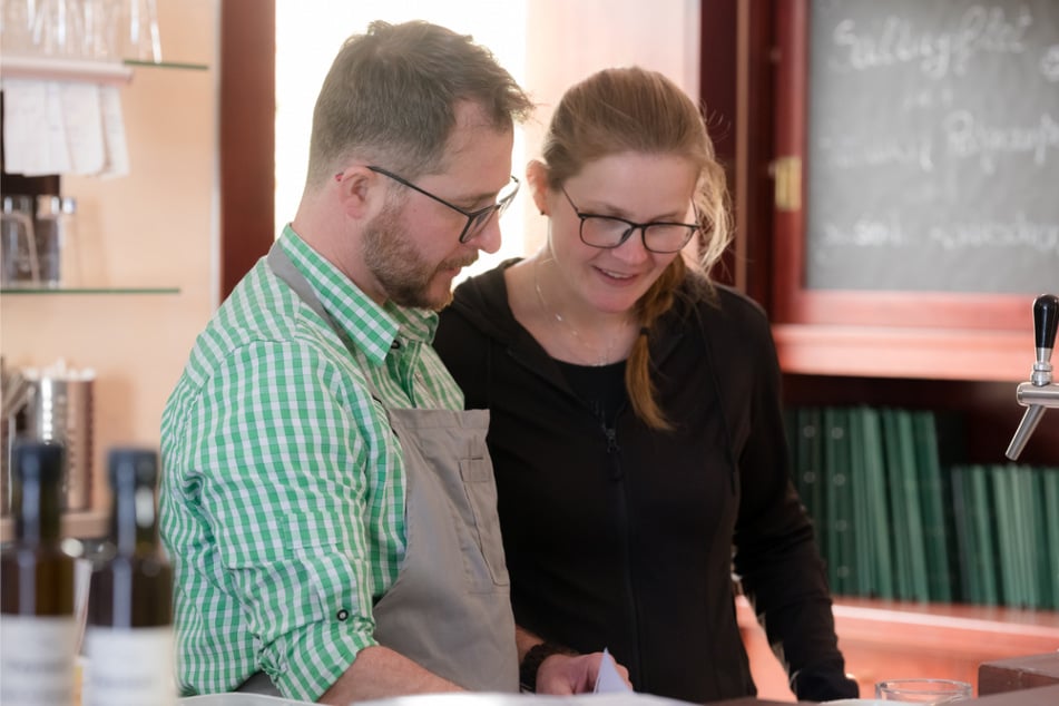 David Liebig und seine Frau Catrin konnten in Mittelsachsen endlich Fuß fassen.