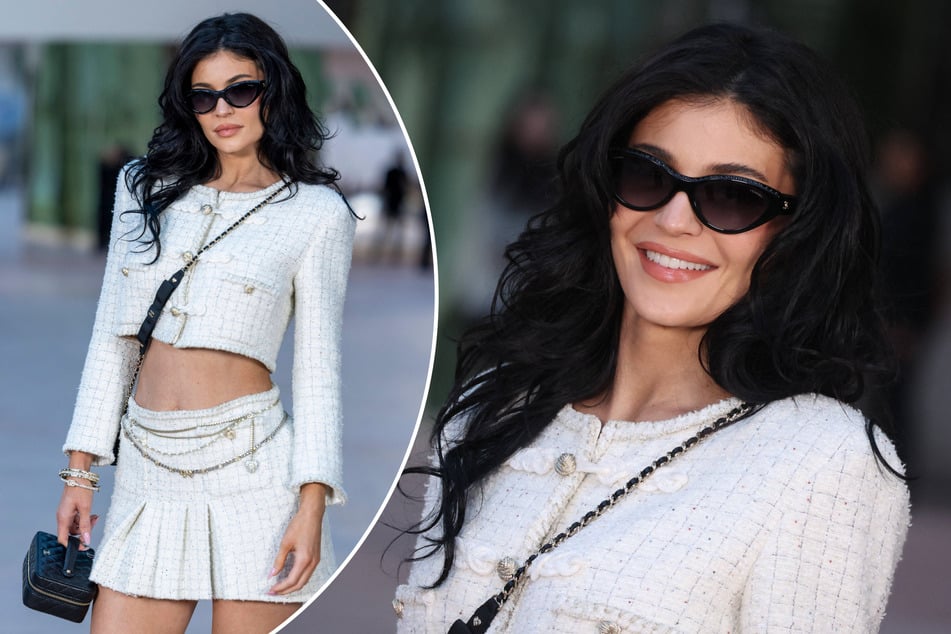 Kylie Jenner stepped out in style for Tuesday's Chanel haute couture show at Paris Fashion Week.