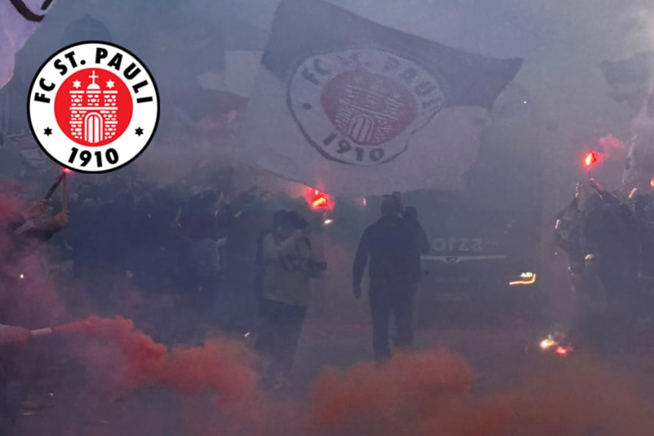 FCSP-Blog: Hunderte Fans empfangen Mannschaftsbus und zünden Pyro