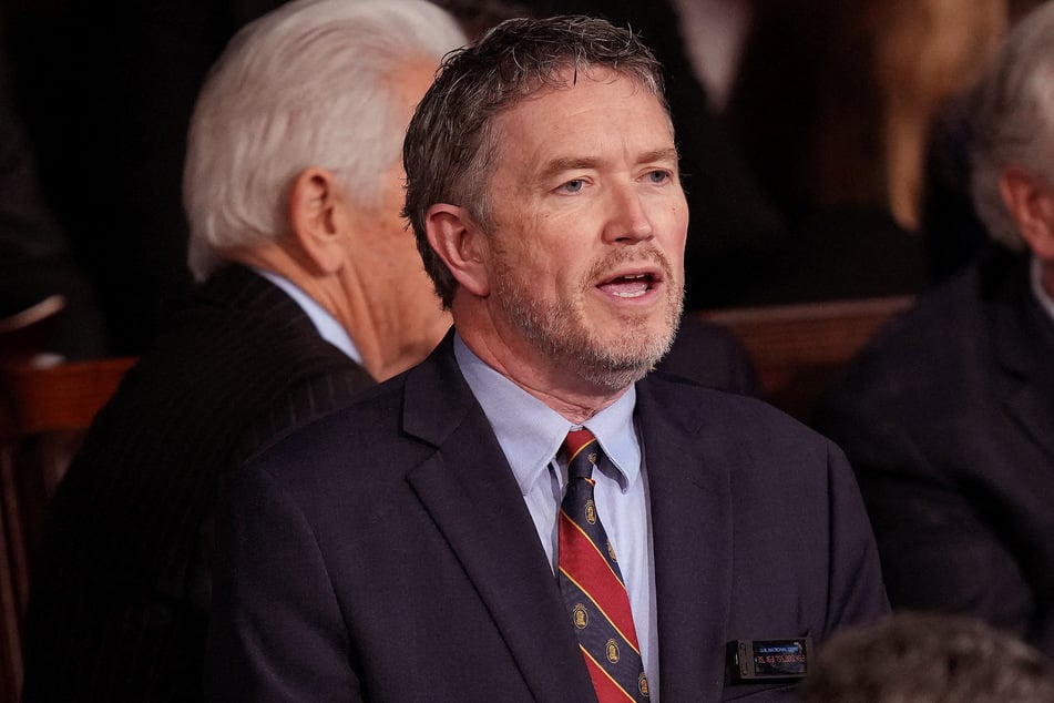 Rep. Thomas Massie (pictured) vowed to be a "hard no" on the vote for Mike Johnson's re-election and instead voted for Rep. Tom Emmer.