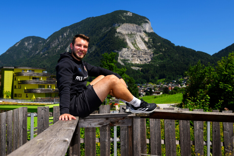 Justin Löwe (23) kickt beim SC Borea Dresden, wo Dynamos Spiel gegen den ATSV Frisch Auf Wurzen nun stattfinden soll, sofern der Verband mitmacht.