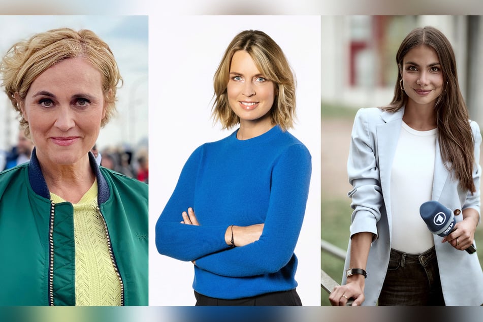 ARD-Frauenpower! V.l.n.r. Caren Miosga (54), Jessy Wellmer (43) und Lea Wagner (28).