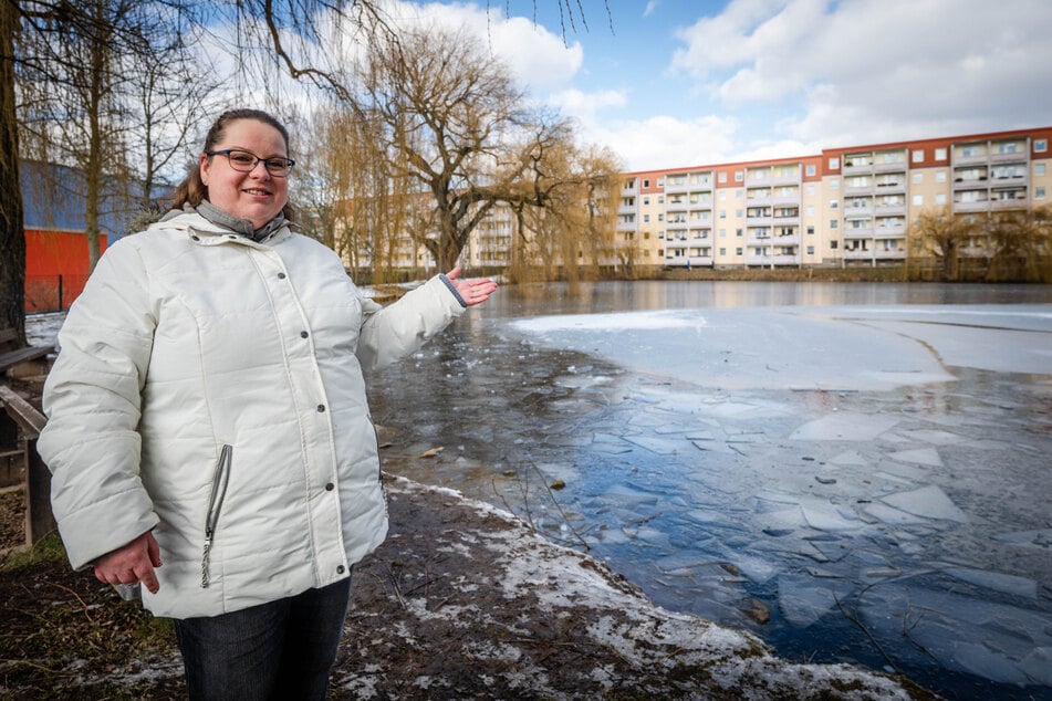 Christina Günther (38) erzählt am Samstag mehr über die Geheimnisse des Knappteichs im Yorckgebiet.