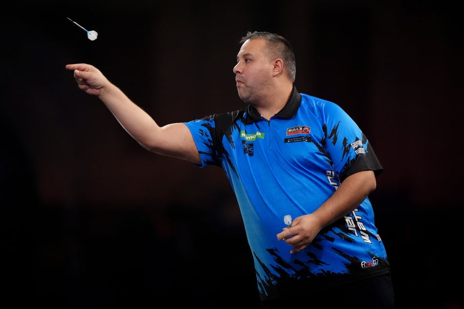 Jermaine Wattimena trifft am Mittwoch (22 Uhr) in der zweiten Runde des World Matchplay auf Luke Littler.