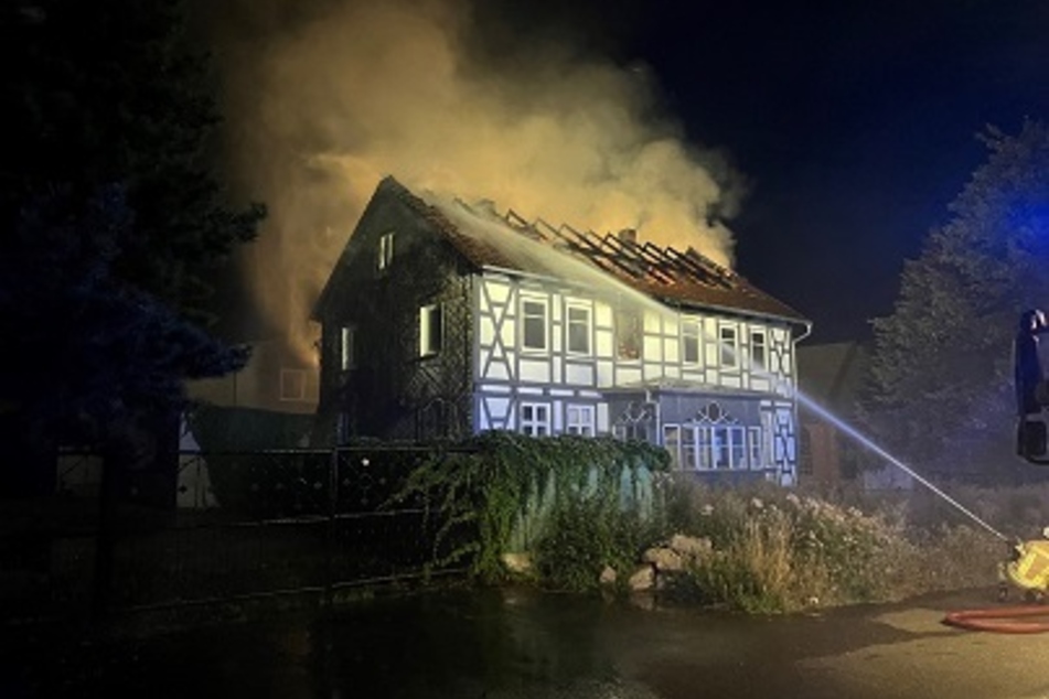 In Dardesheim brannte am Donnerstag ein leerstehendes Haus.