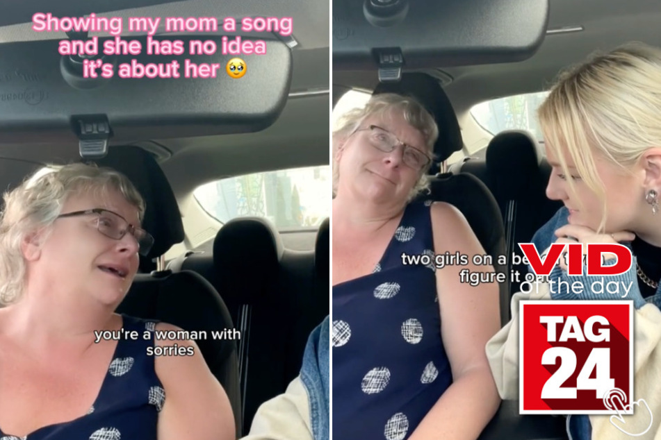 Today's Viral Video of the Day features a daughter who surprised her mom with a heartfelt song about her biggest inspiration.