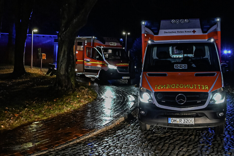 Drei Verletzte bei Feuer auf Klinikgelände