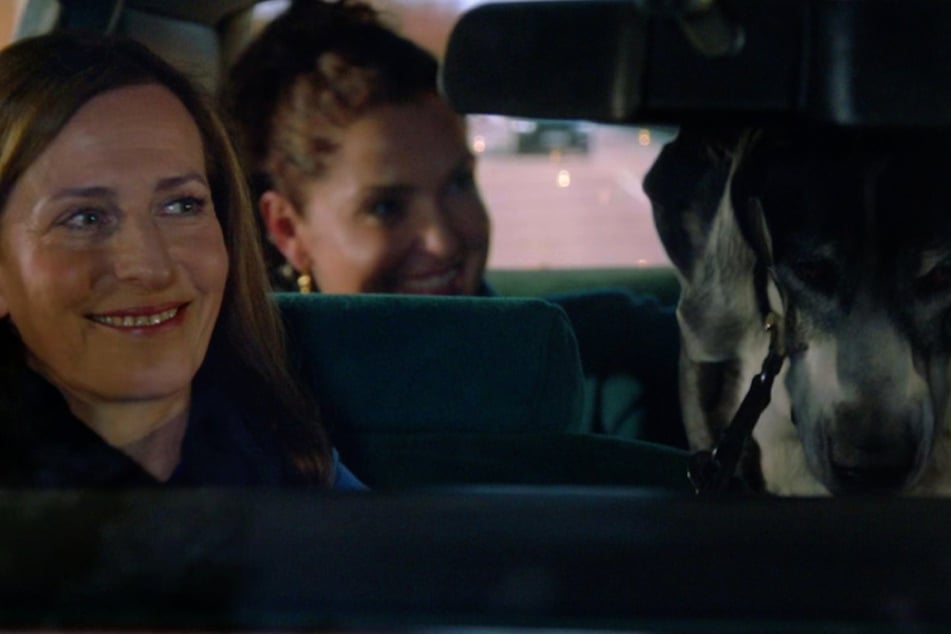 Der Hund hält nicht nur Katrin und Nina (2.v.l.) auf Trab.