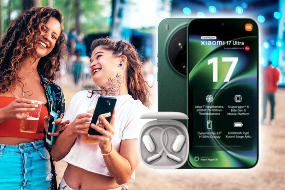Xiaomi 17 Ultra mit Openwear Headset und on Demand Daten für einmalig 1 Euro