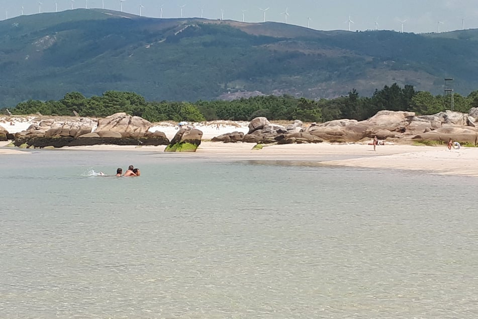 Naturidylle: Der Strand in Carnota.
