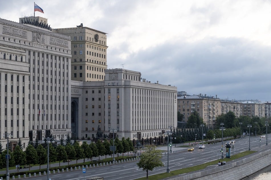 Das Gebäude des russischen Verteidigungsministeriums.