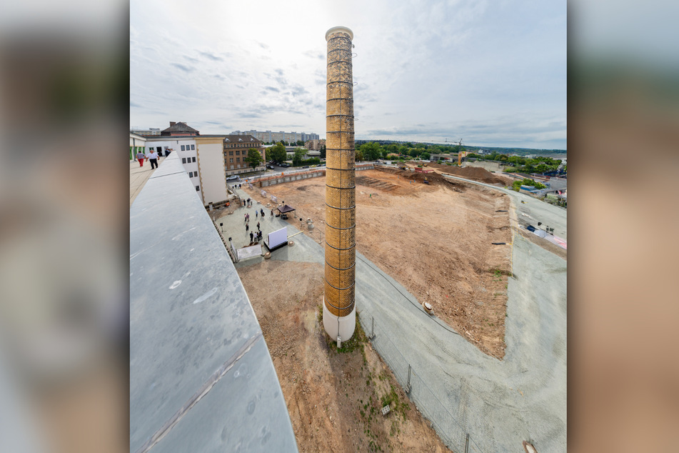 Die Bauarbeiten sind bereits in vollem Gange.