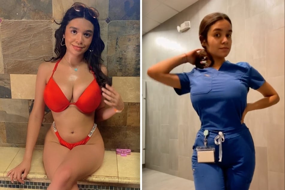 Wenn sie nicht gerade Krankenhaus-Kleidung trägt, zeigt sich Erika Diaz (22) gerne auch mal freizügiger auf ihren Social-Media-Kanälen.