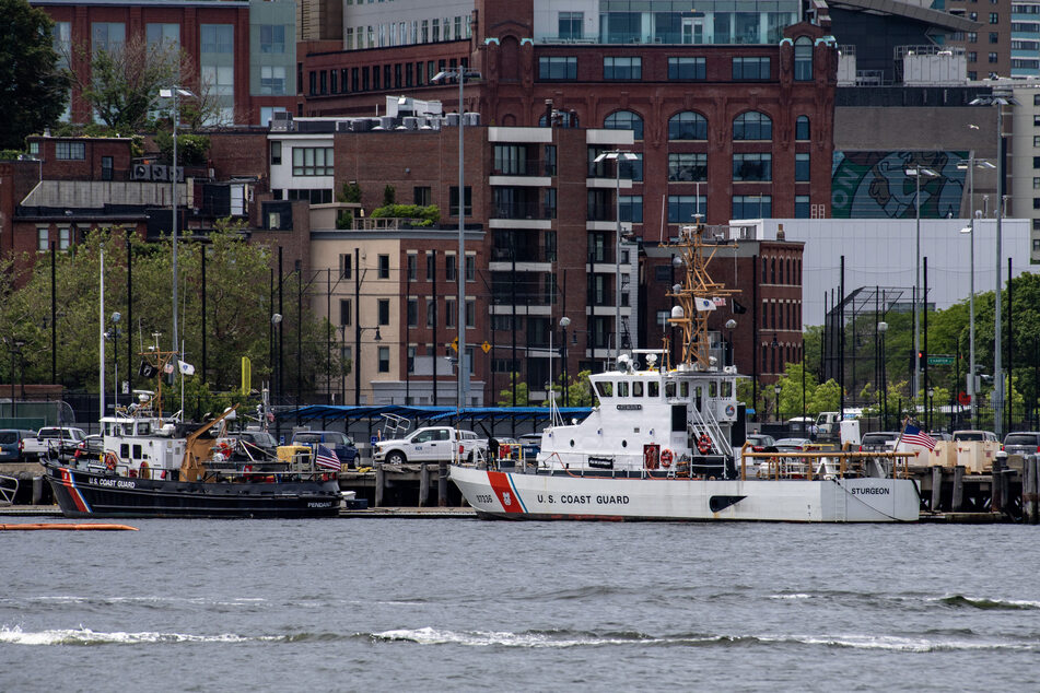 US Coast Guard vessels, as well as other international ships, are participating in the search efforts.