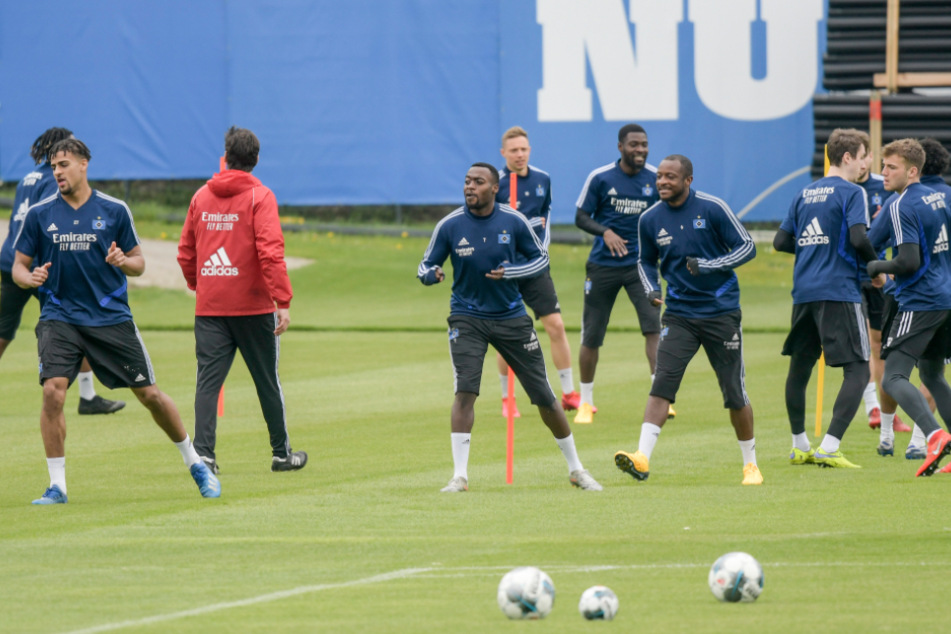 Die Mannschaft des Hamburger SV beim Trainingsauftakt in der vergangenen Woche.