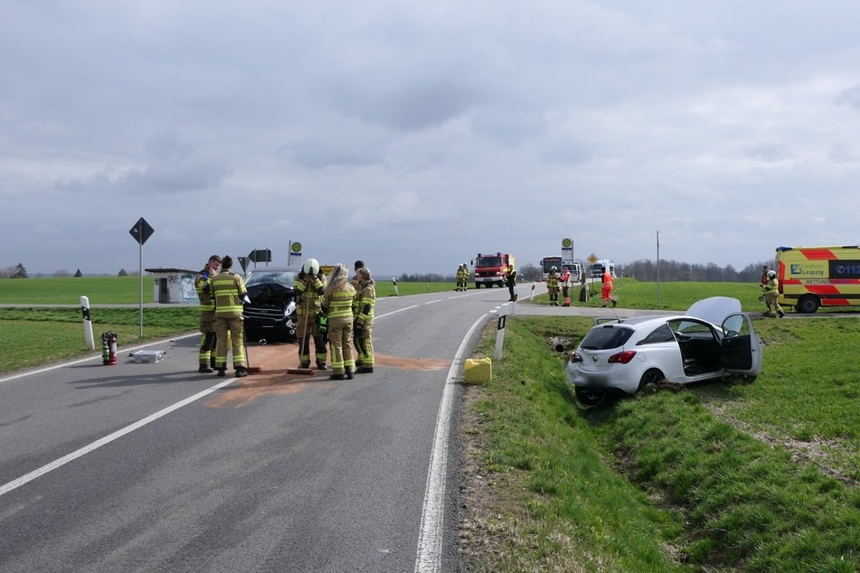 Am Abzweig nach Schaddel waren zwei Autos zusammengestoßen.