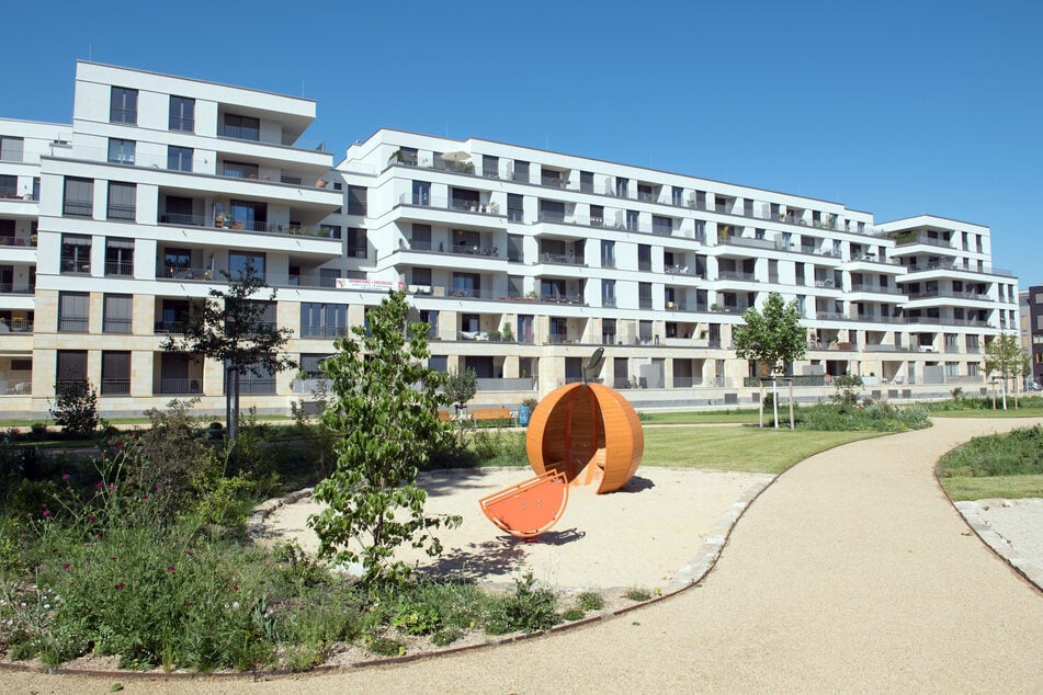 Das Palais am Herzogin Garten: Die Immobilienpreise in Dresden blieben im vergangenen Jahr weitgehend stabil.