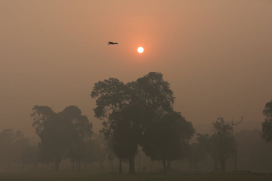 Die Hauptursache der Smog-Katastrophe sind unzählige lodernde Feuer auf abgeernteten Feldern.
