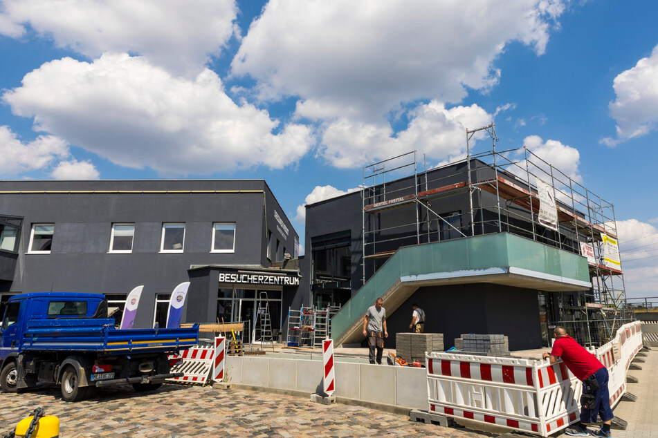 Noch ist die neue Veranstaltungslocation der Dresdner Whisky Manufaktur im Alberthafen eine Baustelle.