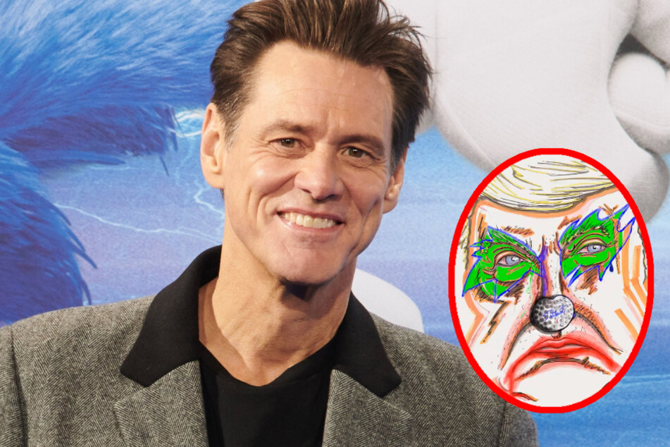 Jim Carrey stellt Donald Trump als Killer-Clown dar