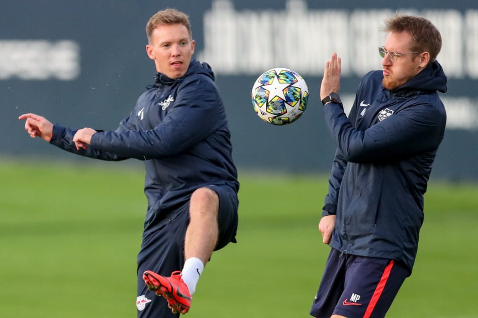 Seit Jahren ein Vertrauter von Ex-Bayern-Coach Julian Nagelsmann (35, l.): Teampsychologe Maximilian Pelka (35) muss die Münchner verlassen.