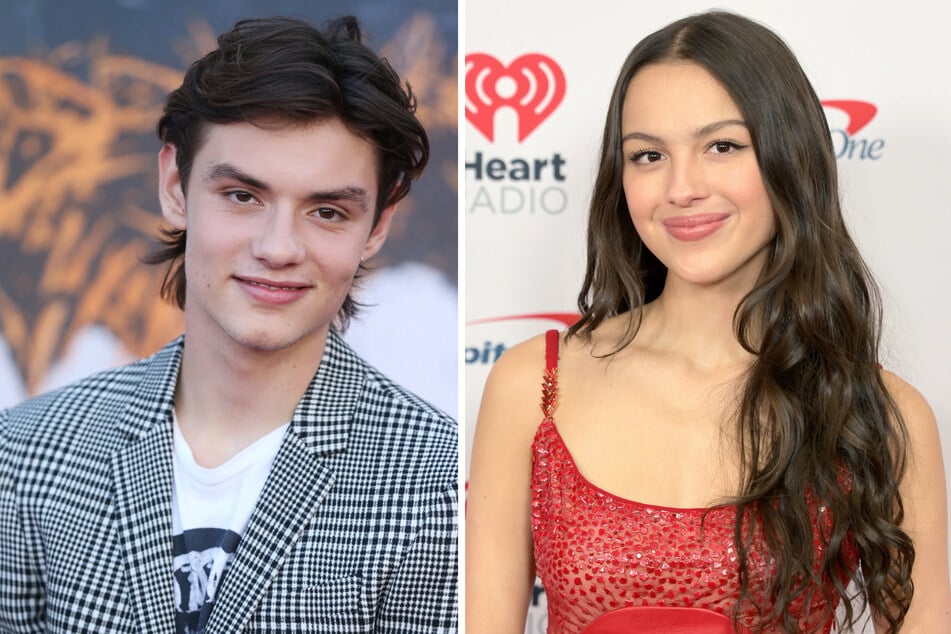 Olivia Rodrigo got some support from rumored beau Louis Partridge at her Jingle Ball performance in New York City on Friday.