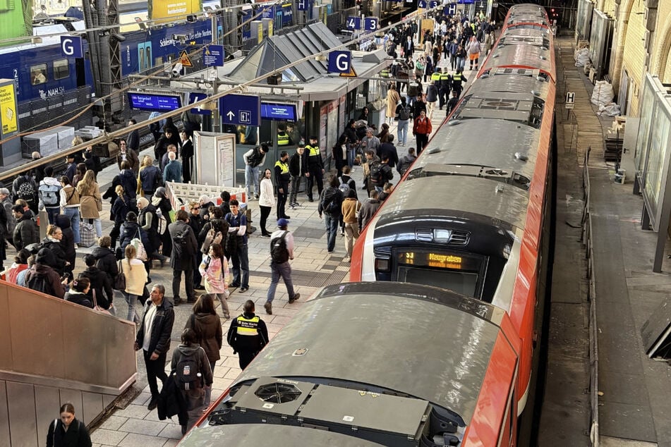 Frau fällt in Gleise am Hauptbahnhof, S-Bahn stoppt wenige Meter vor ihr