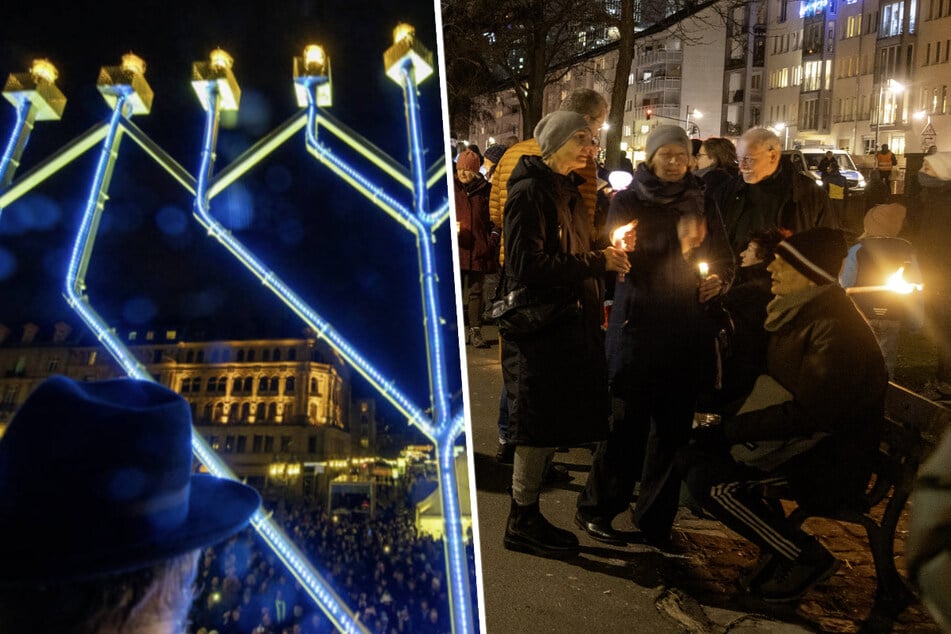 Frankfurt: Tausende Lichter gegen Antisemitismus zu Chanukka in Frankfurt
