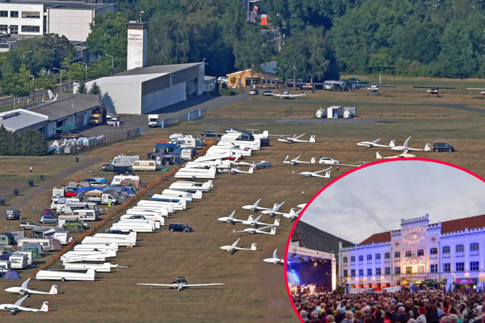 Classics unter Sternen zieht auf den Flugplatz