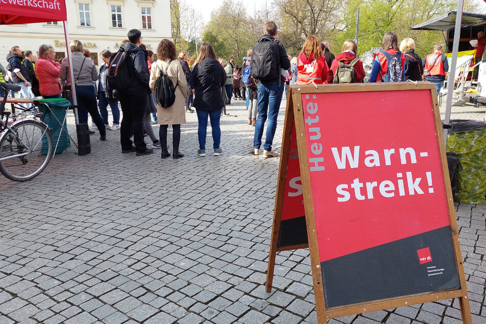 Wie schon Mitte April in Leipzig soll auch am 4. Mai in einigen Städten in Sachsen, Sachsen-Anhalt und Thüringen für bessere Arbeitsbedingungen gestreikt werden.