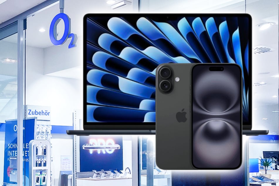 iPhone 16 inkl. MacBook Air 13 jetzt für nur 1 Euro Zuzahlung bei o2
