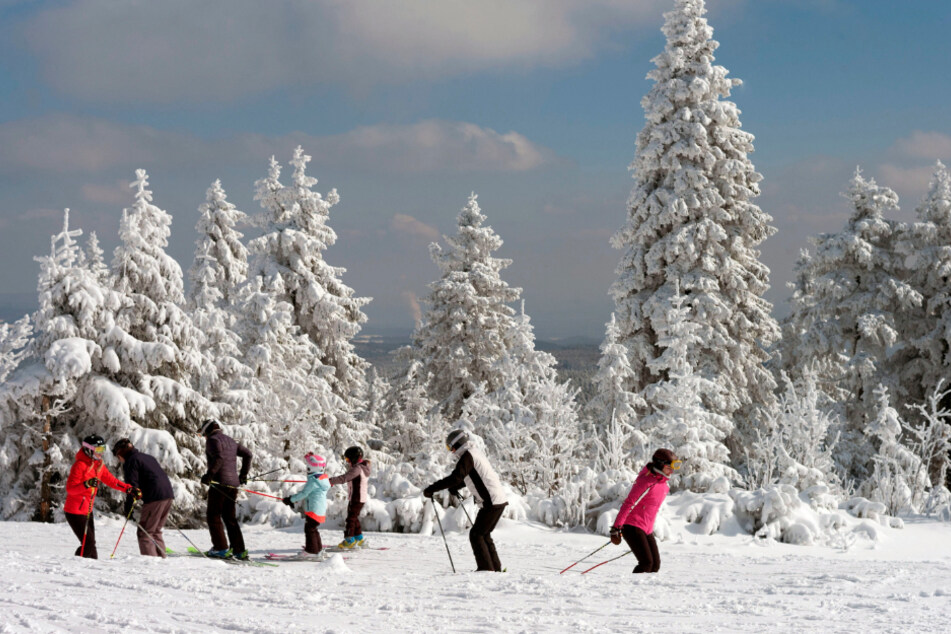 Mit einer Werbekampagne will Czech Tourism mehr Skifahrer nach Klinovec/Keilberg ziehen.