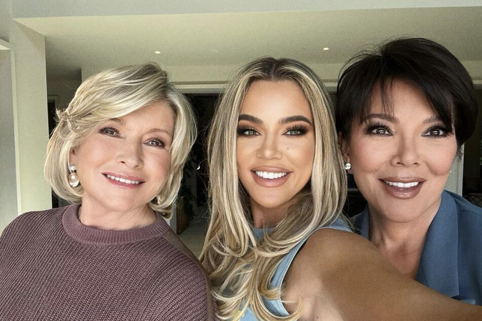 Kris Jenner (r) and Khloé Kardashian (c) had an interesting lunch with Martha Stewart in the latest episode of The Kardashians.
