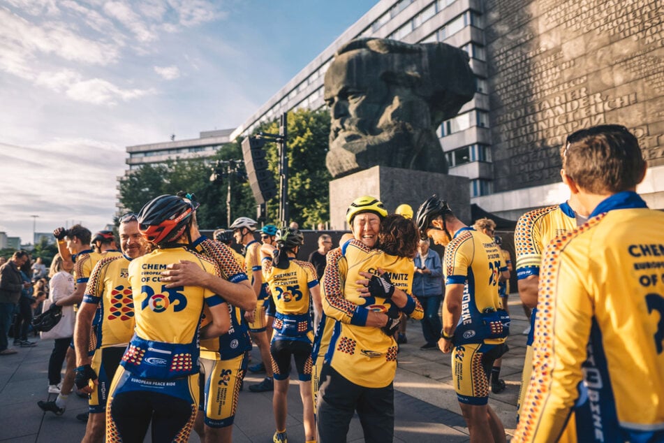 Wie auch in den Jahren zuvor endet der European Peace Ride in Chemnitz.