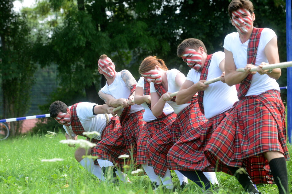 Die Teilnehmer messen sich wieder in verschiedenen schottischen Disziplinen.