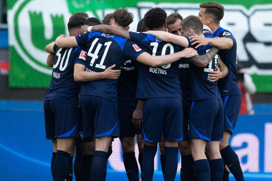 Hertha BSC verabschiedete sich mit einem Sieg aus der Bundesliga.