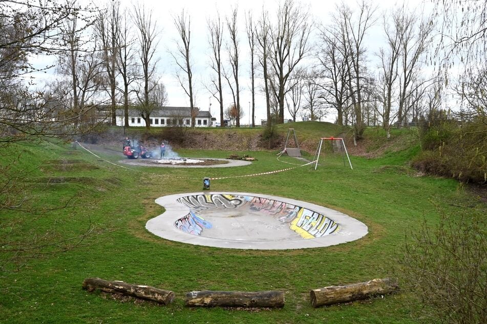 Leipzig-Liebertwolkwitz: Hier soll Samstagabend das Osterfest steigen.