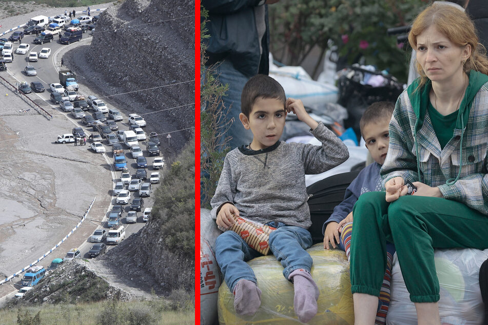 Nach der Eroberung des Gebietes Berg-Karabach durch Aserbaidschan wächst die Zahl der nach Armenien flüchtenden Menschen.
