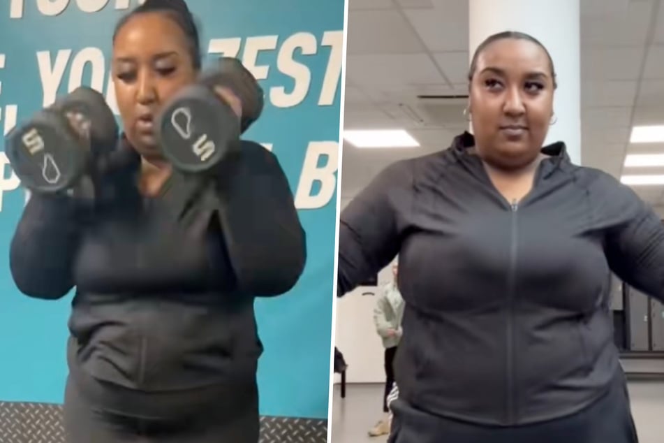 Mit 140 Kilogramm wagte sich Passion Knight (27) Anfang des Jahres ins Fitnessstudio.