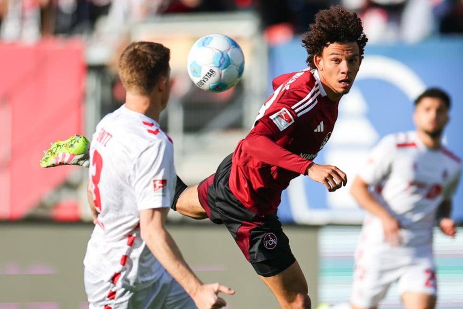 Nürnbergs Janis Antiste traf früh in der zweiten Halbzeit zur umjubelten 1:0-Führung für die Gastgeber.