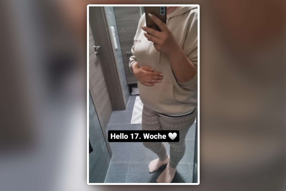 Voller Stolz zeigte Sarafina Wollny (28) ihren Babybauch.